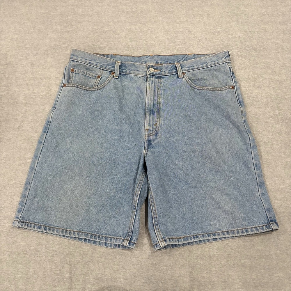 Levi's 550 Relaxed Fit Denim Shorts Mens 40 Light Wash Blue Jean 100% Cotton
